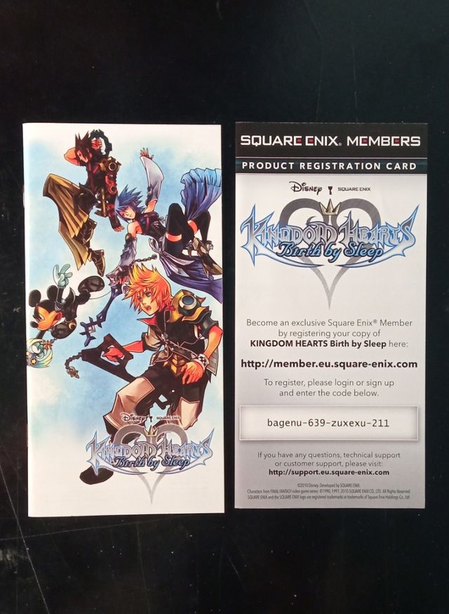 Kingdom Hearts Birth by Sleep - Manuale PSP