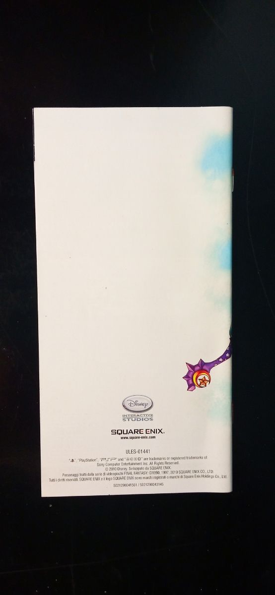 Kingdom Hearts Birth by Sleep - Manuale PSP