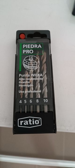 Brocas Widia Ratio Piedra Pro (5 uds)