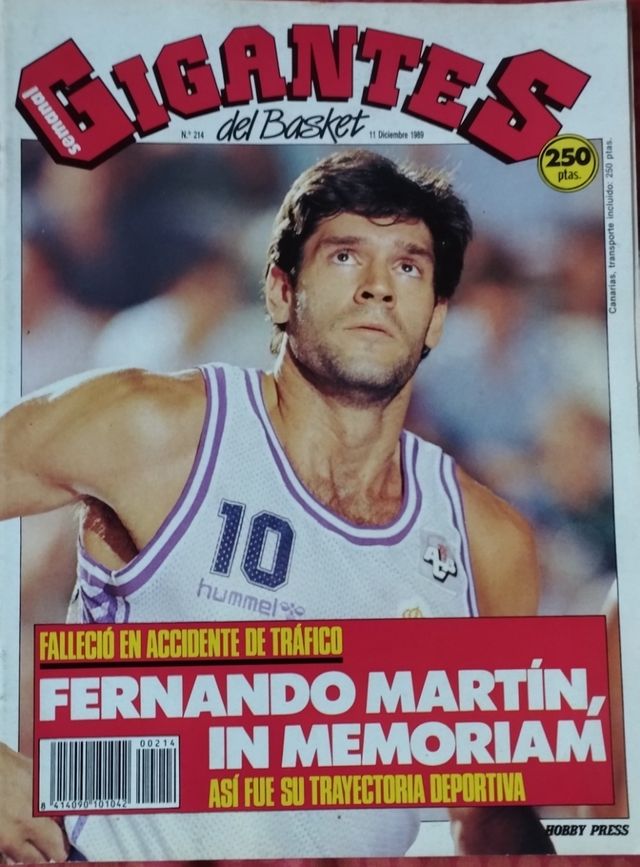 Gigantes del Basket. Fernando Martín In Memorian.
