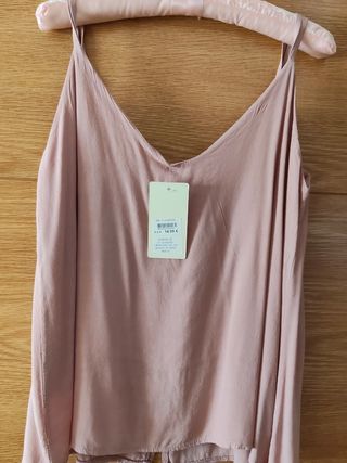 Top tirantes rosa KLASE