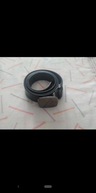 Cinturón Piel Negro 105cm - Hombre