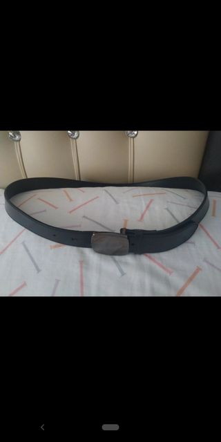 Cinturón Piel Negro 105cm - Hombre