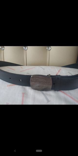 Cinturón Piel Negro 105cm - Hombre