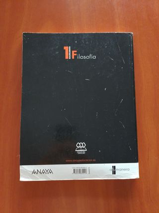 Filosofía 1°bachillerato
