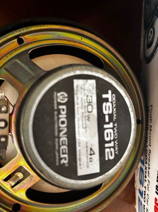 Autoradio Vintage Pioneer + casse TS-1612