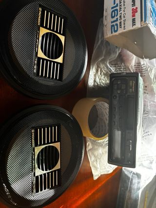 Autoradio Vintage Pioneer + casse TS-1612