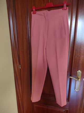 Pantalones Zara rosa talla S