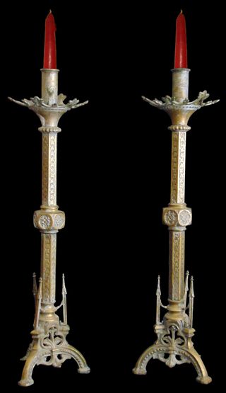 Candelabros del siglo XVIII.