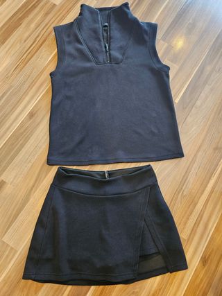 Conjunto Stradivarius negro