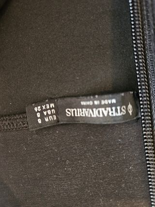 Conjunto Stradivarius negro