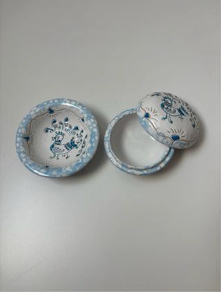 Ciotola e cofanetto ceramica