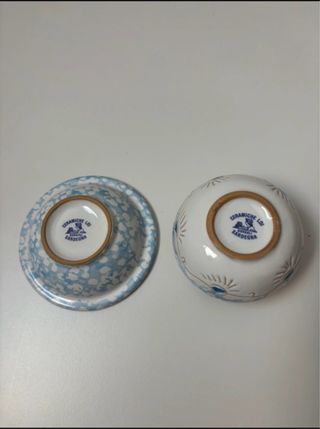 Ciotola e cofanetto ceramica