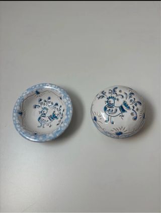 Ciotola e cofanetto ceramica