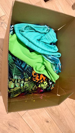 Lote ropa 24 prendas mujer fiesta S multicolor 
