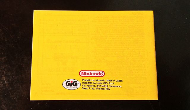 Manuale Mario & Yoshi Game Boy ITA