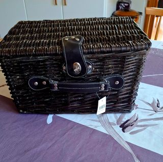 Cesta mimbre picnic