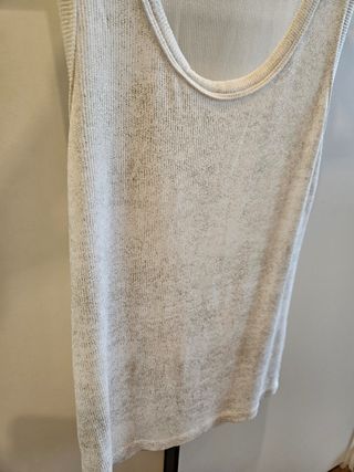 Top tirantes Zara blanco - Talla S