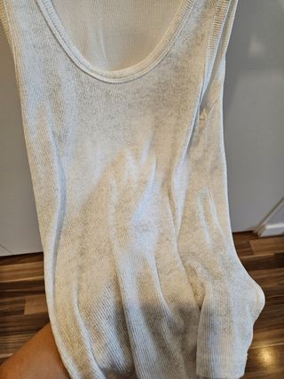 Top tirantes Zara blanco - Talla S