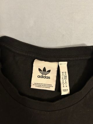 Camiseta Adidas Negra Verde - Talla M