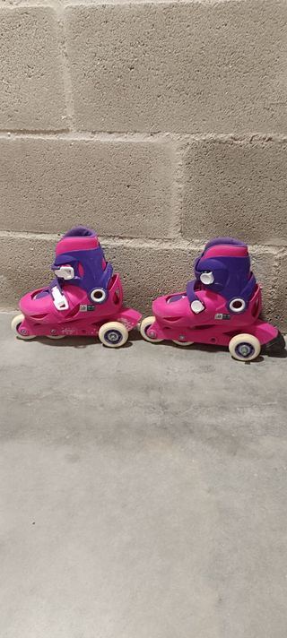 Patinetes infantiles rosa-morado 
