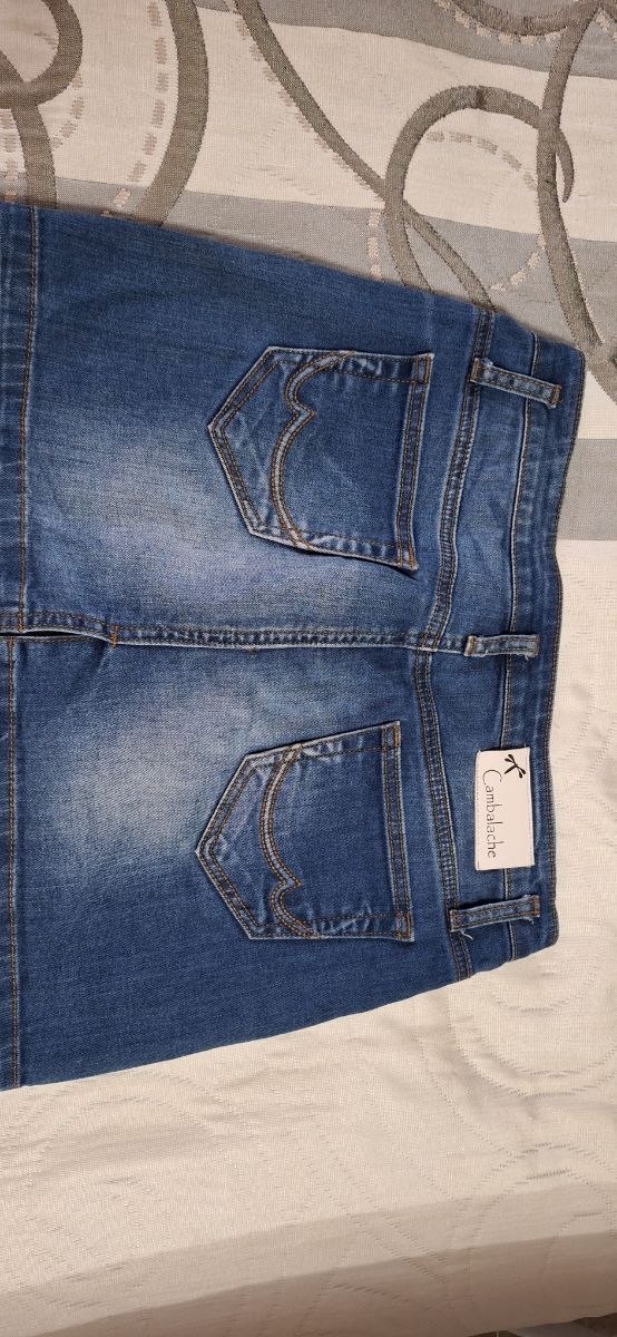 Minifalda vaquera azul