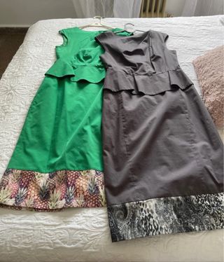 Vestidos midi estampados lote