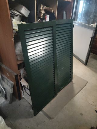 Persianas verdes - 2 unidades
120anchox130 alto
