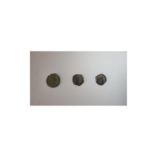 3 monedas romanas y bizantinas antiguas raras