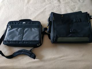 Maletín y Bolso Portátil Negro