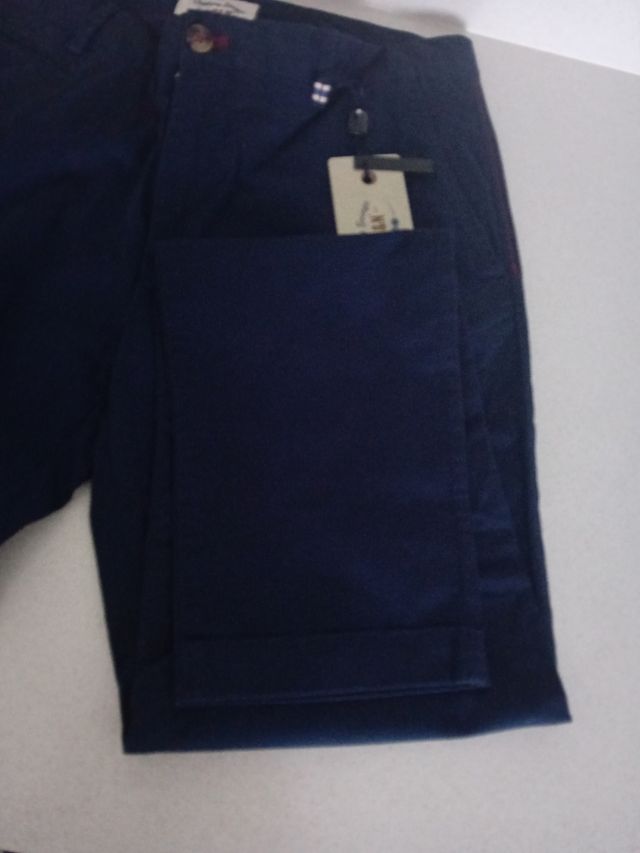 Pantalón chino DR&N azul marino - Talla L