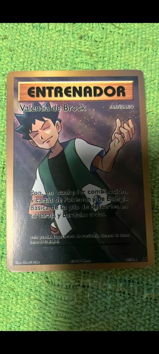 Carta Pokémon: Valentía de Brock