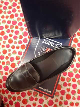Zapatos Zgirls negros escolares