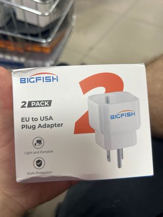 Adaptador Enchufe EU-US 2 piezas