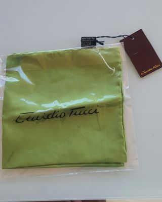 Pañuelo seda Emidio Tucci - Verde