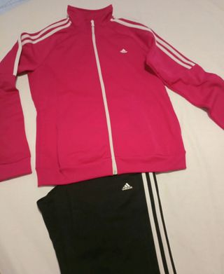 Chándal Adidas mujer - Rosa y Negro