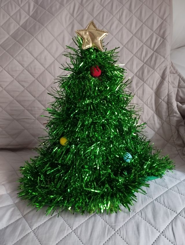 Gorros Navidad - Verde y Dorado