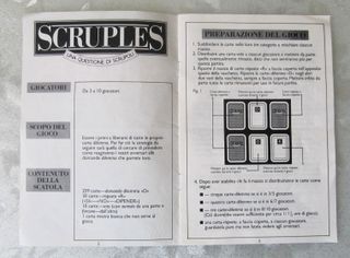 Gioco da tavolo "Scruples"