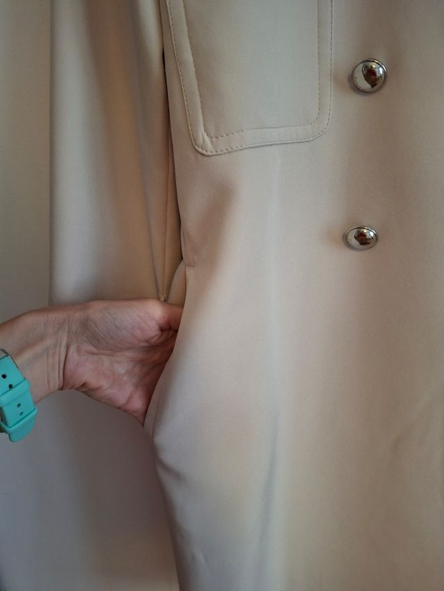 Abrigo beige de Mania (made in Italy)
