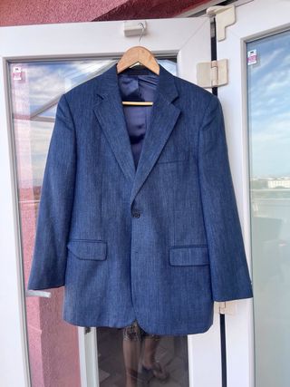 Chaqueta americana azul