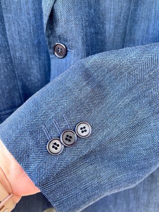 Chaqueta americana azul