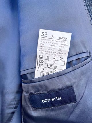 Chaqueta americana azul