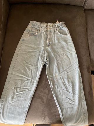 Jeans rectos azules
