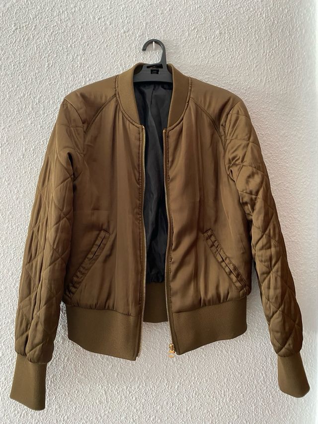 Chaqueta bomber verde militar