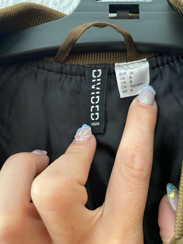 Chaqueta bomber verde militar