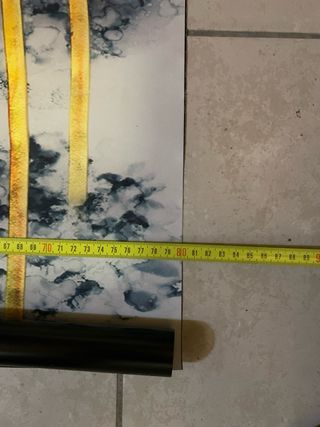 Dipinto su tela - Koi e fiori di loto