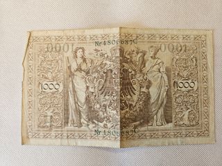 2 Billetes Alemanes Antiguos 1910