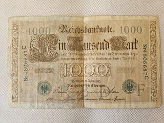2 Billetes Alemanes Antiguos 1910