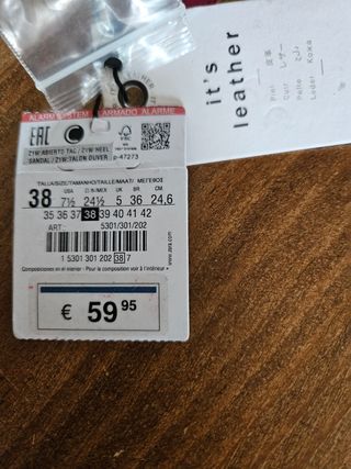 Tacones Zara multicolor