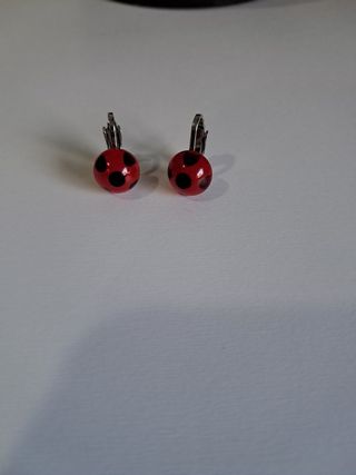 Pendientes Ladybug rojos